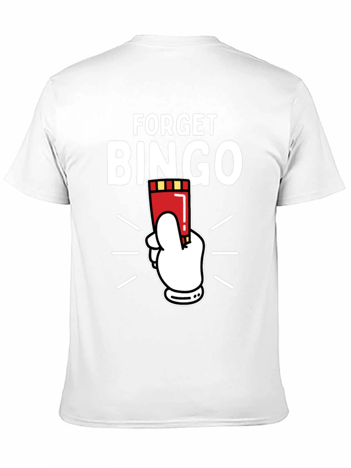 Forget Bingo Graphic Tee - Black