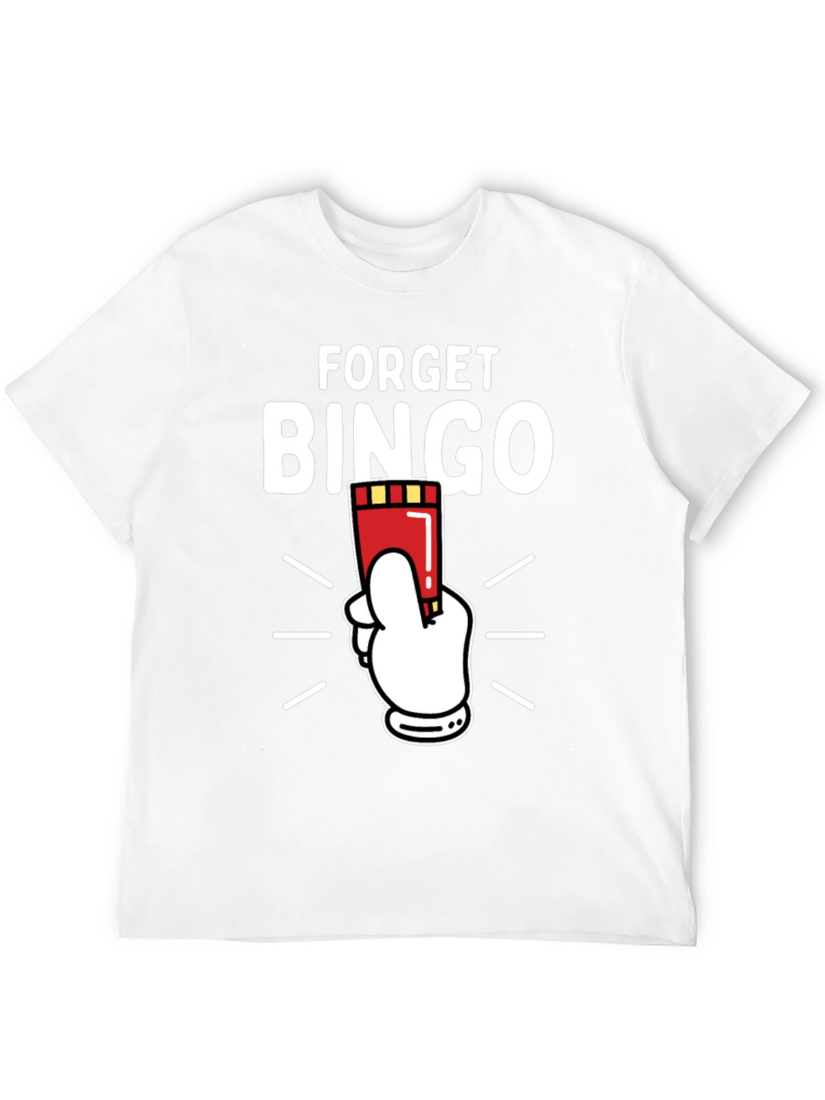 Forget Bingo Graphic Tee - Black
