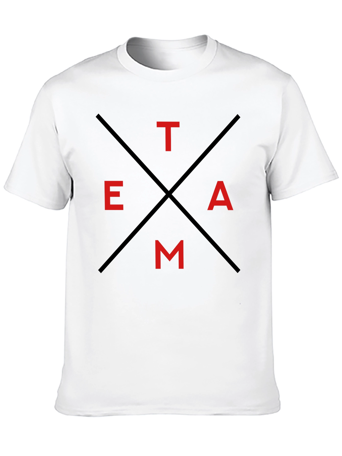 TEAM Graphic Tee - Crew Neck Cotton T-Shirt