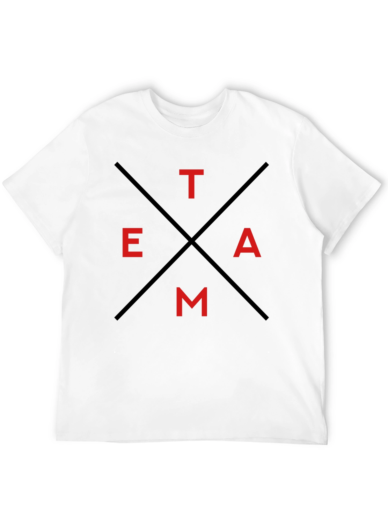 TEAM Graphic Tee - Crew Neck Cotton T-Shirt