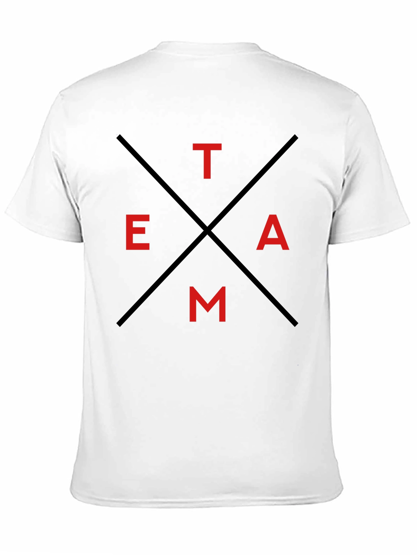 TEAM Graphic Tee - Crew Neck Cotton T-Shirt
