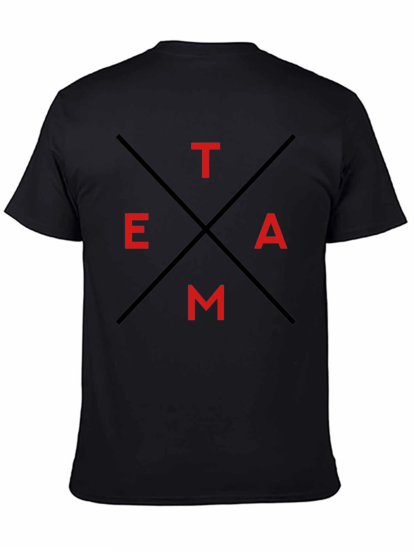 TEAM Graphic Tee - Crew Neck Cotton T-Shirt