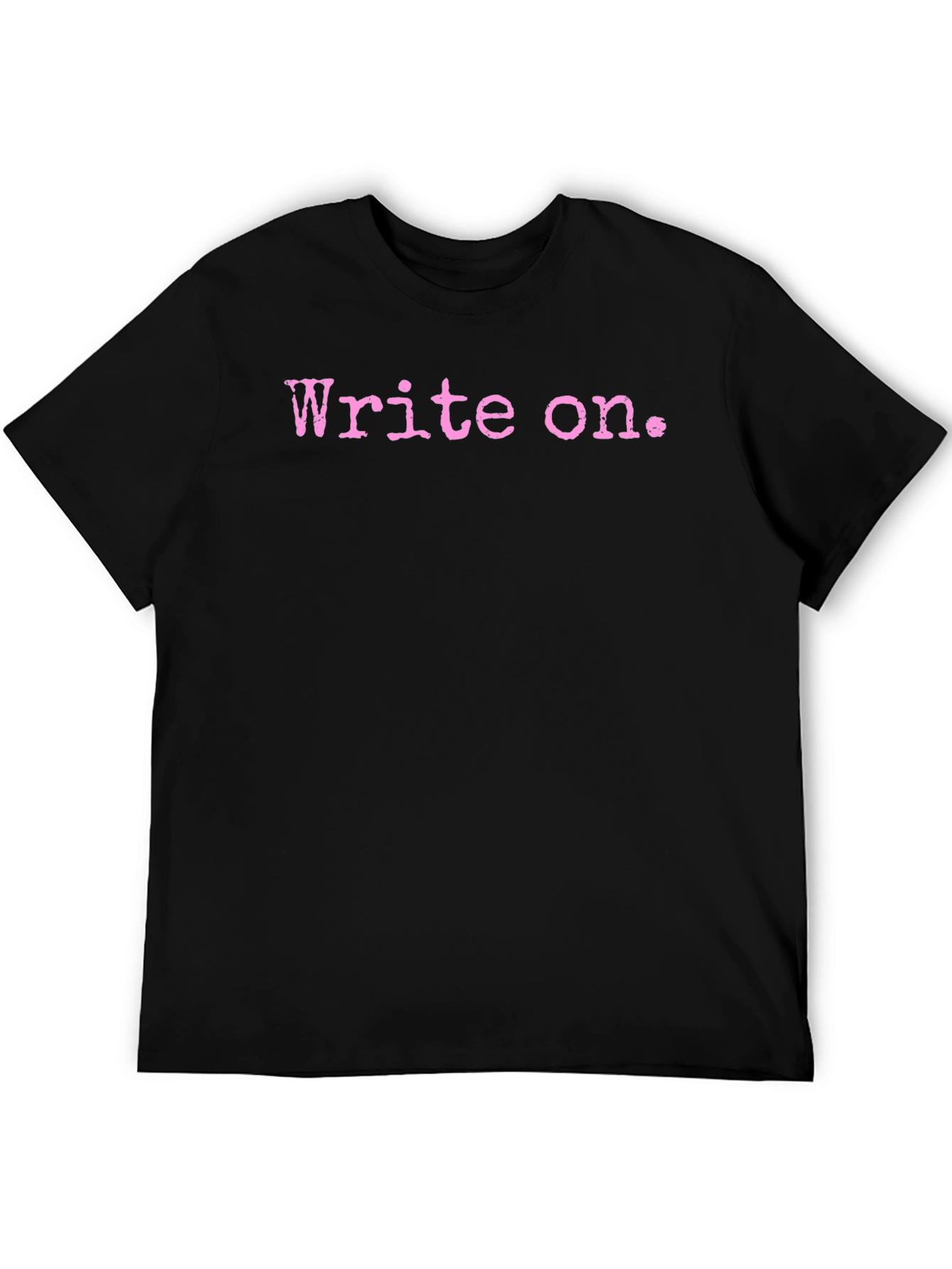 Write On. Graphic Tee - Black