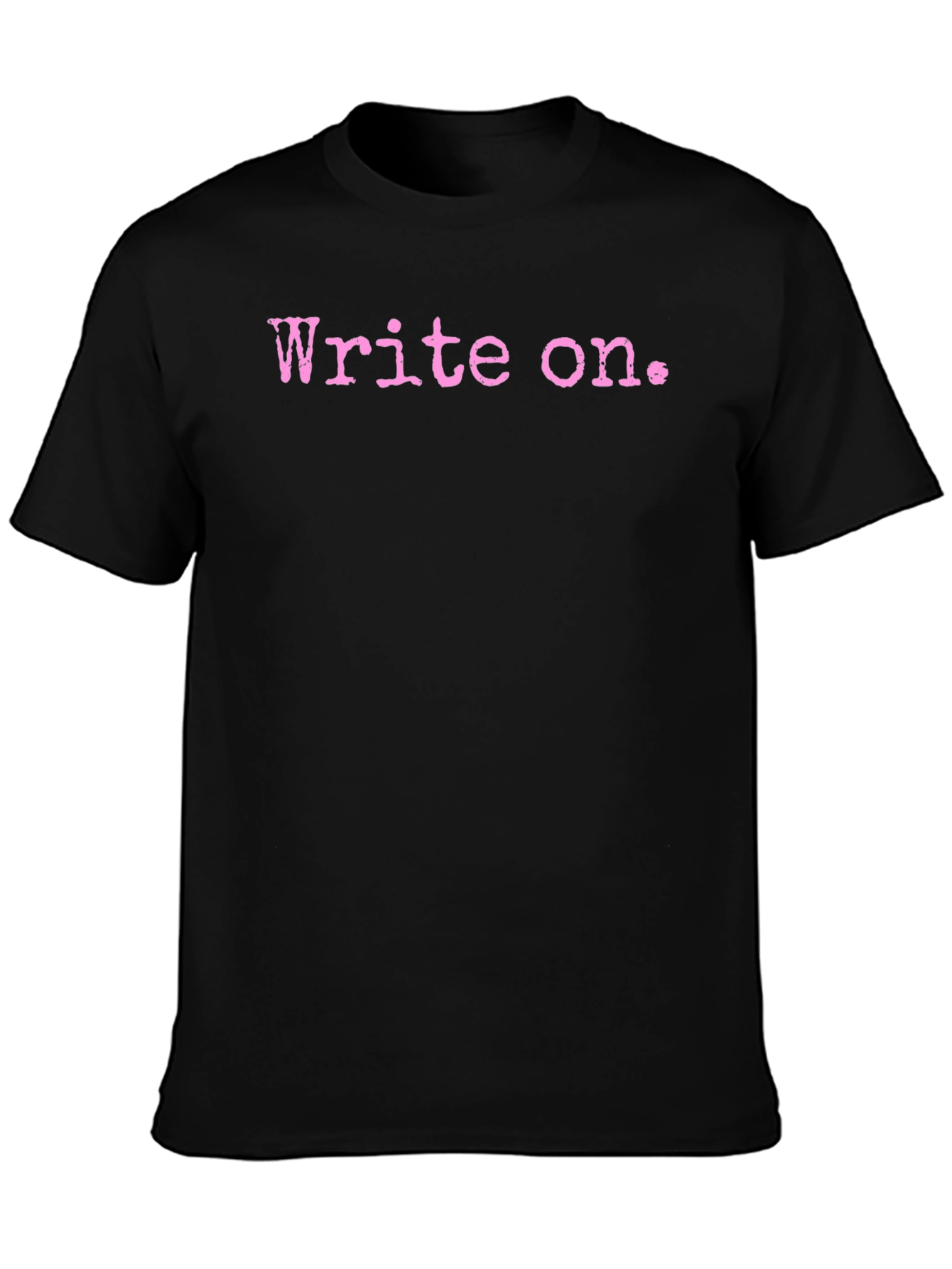 Write On. Graphic Tee - Black