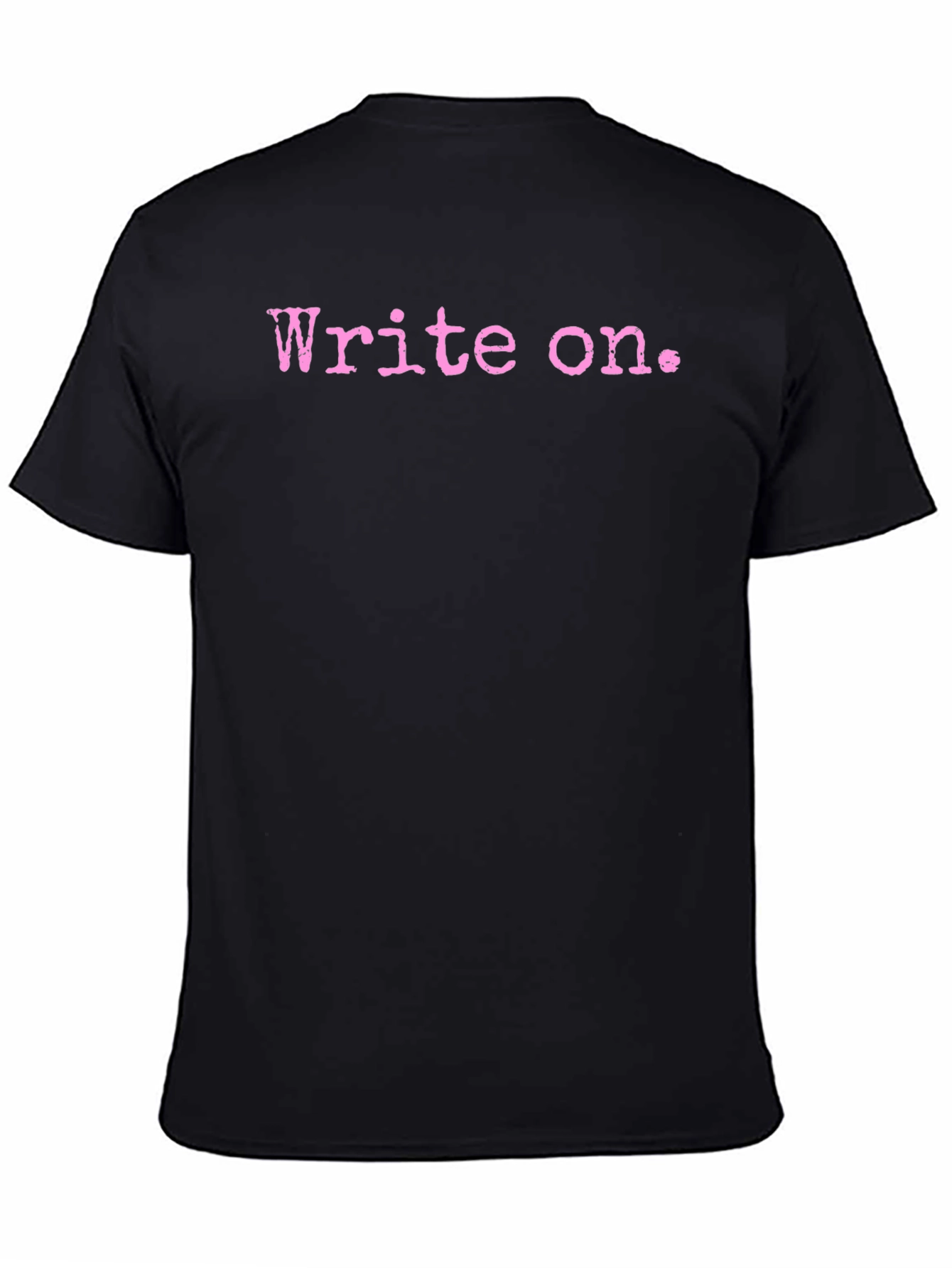 Write On. Graphic Tee - Black