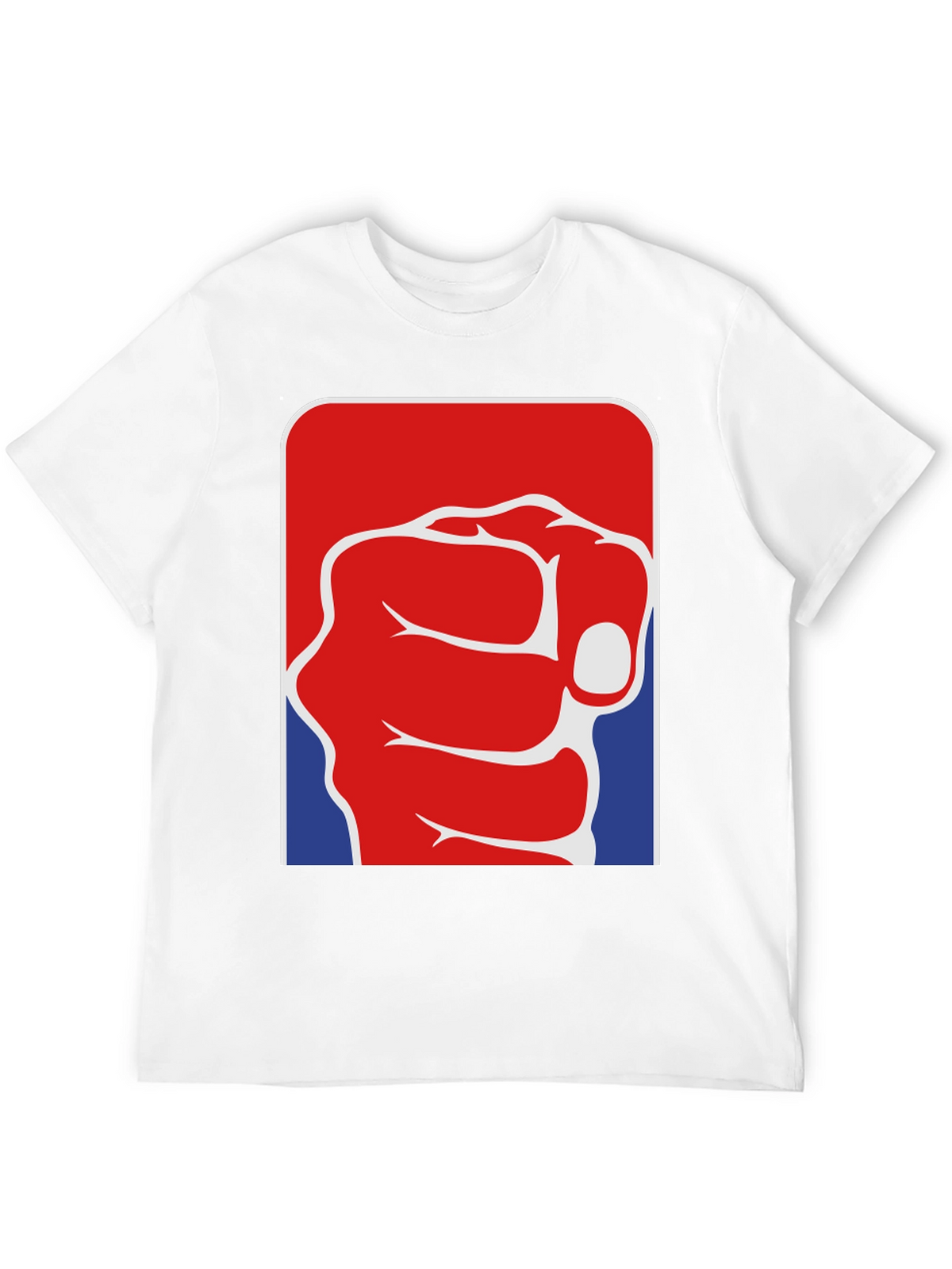 Patriotic Punch Graphic Tee - Bold Fist Design