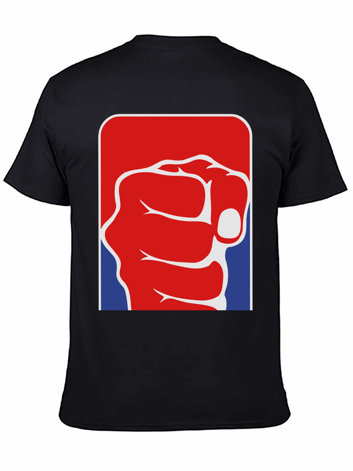 Patriotic Punch Graphic Tee - Bold Fist Design