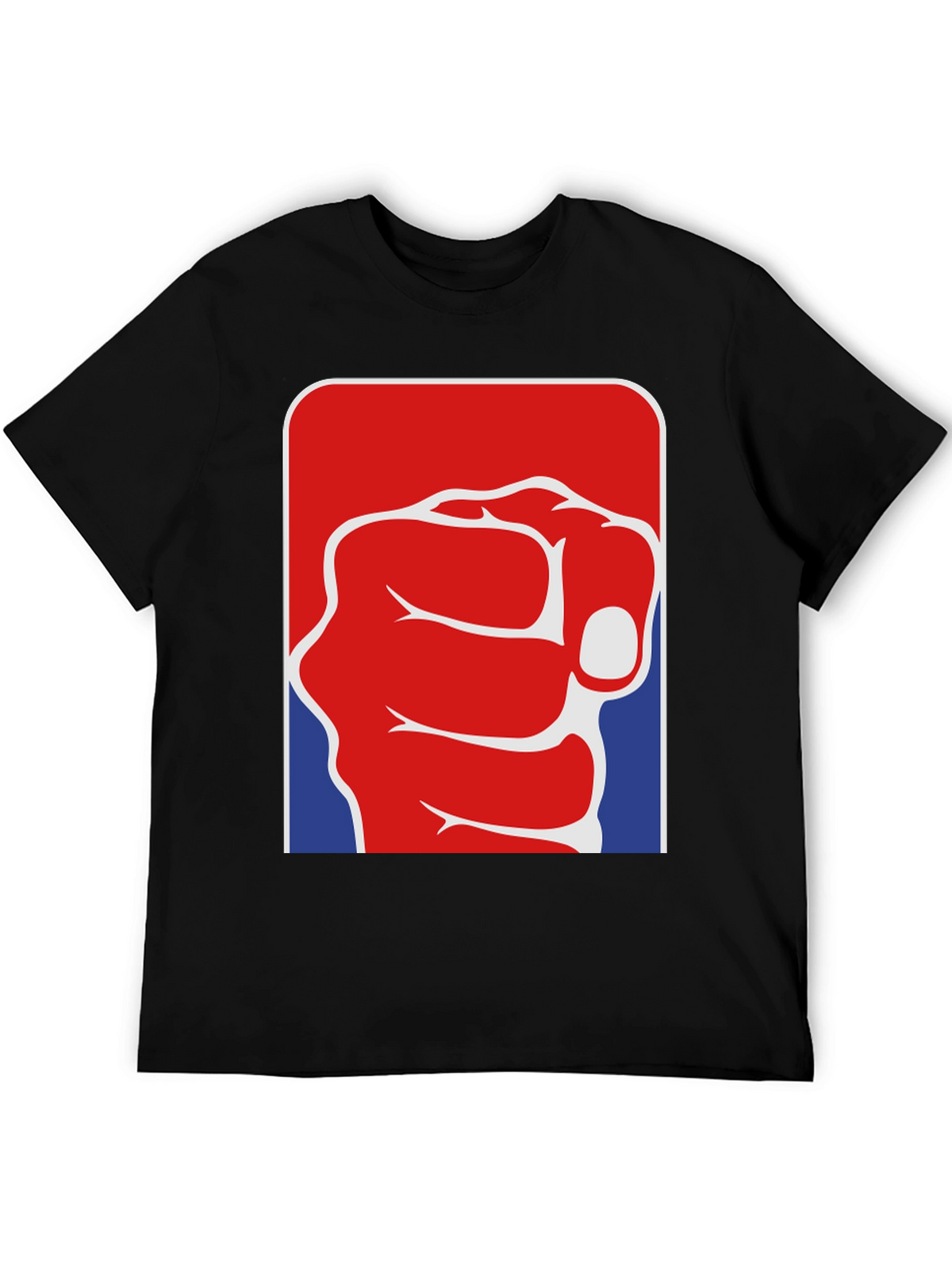 Patriotic Punch Graphic Tee - Bold Fist Design