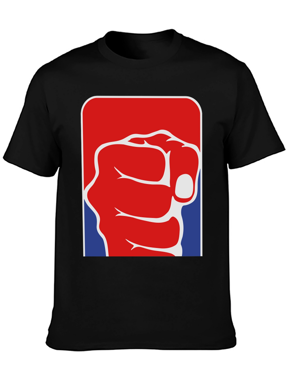 Patriotic Punch Graphic Tee - Bold Fist Design