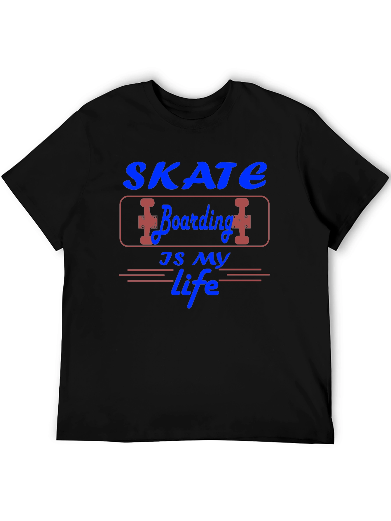 Skate Boarding is My Life Graphic T-Shirt