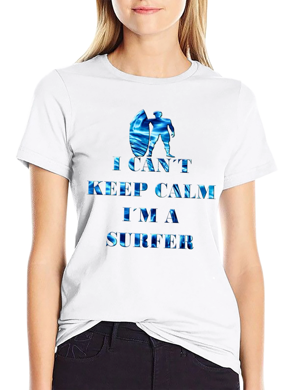 I Cant Keep Calm Im a Surfer Tee