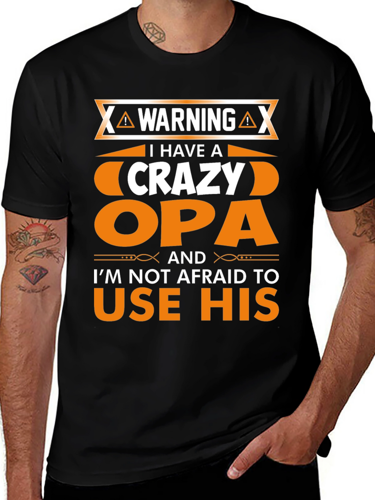 Crazy Opa T-Shirt - Funny Grandfather Gift
