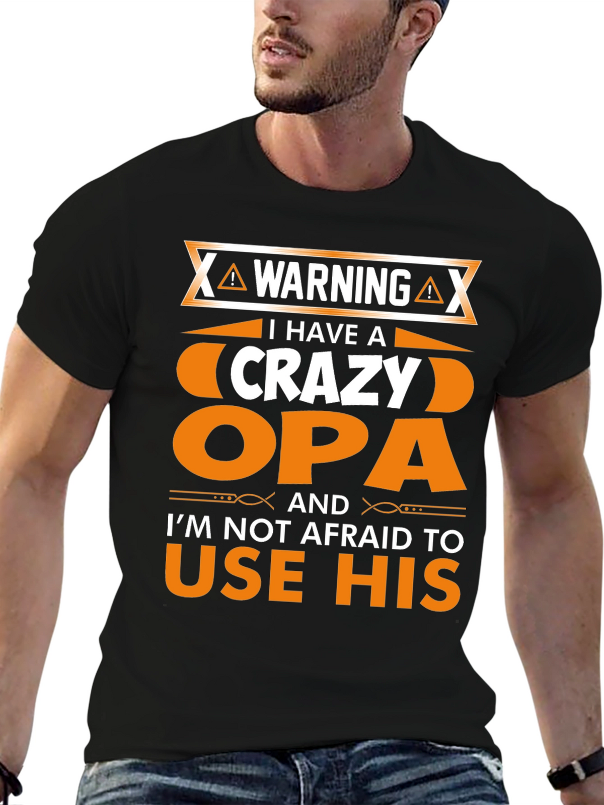 Crazy Opa T-Shirt - Funny Grandfather Gift