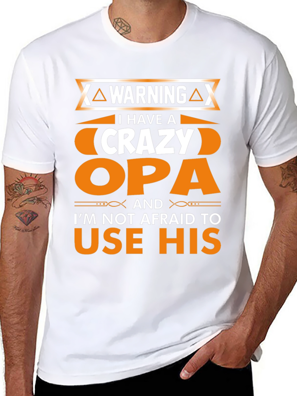 Crazy Opa T-Shirt - Funny Grandfather Gift