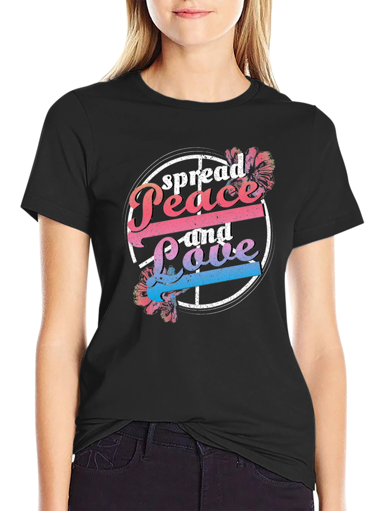 Spread Peace and Love Graphic Tee