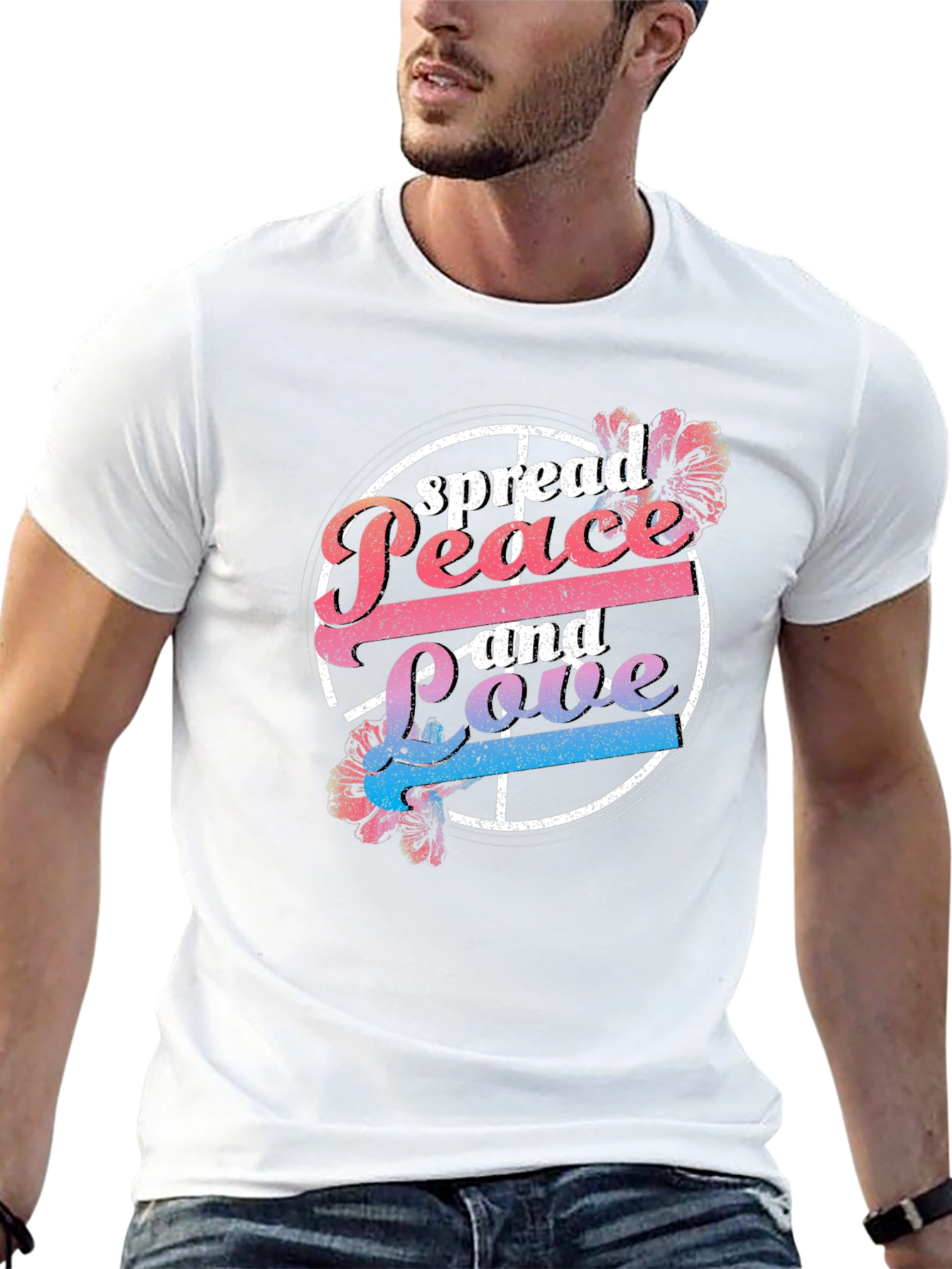 Spread Peace and Love Graphic Tee