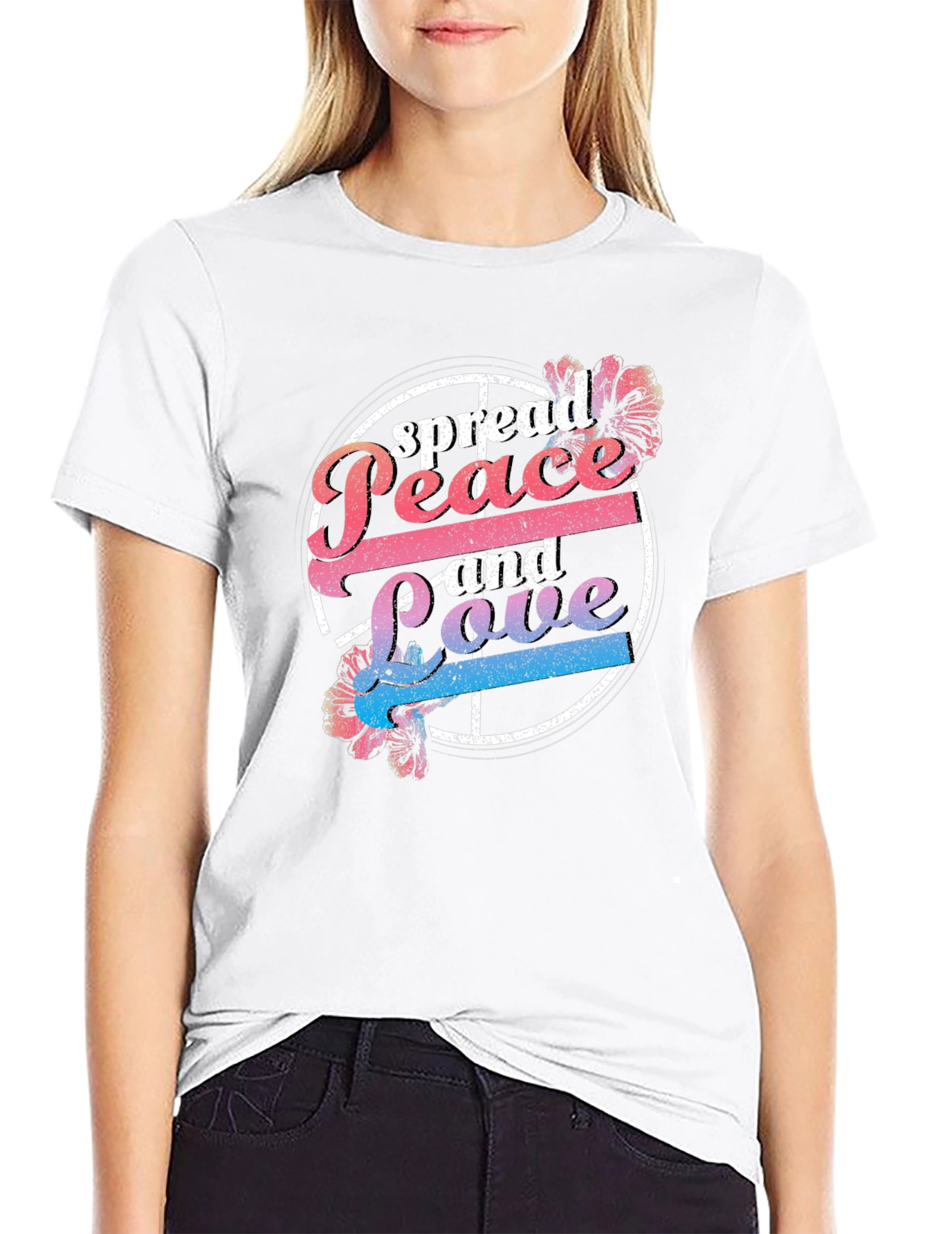Spread Peace and Love Graphic Tee