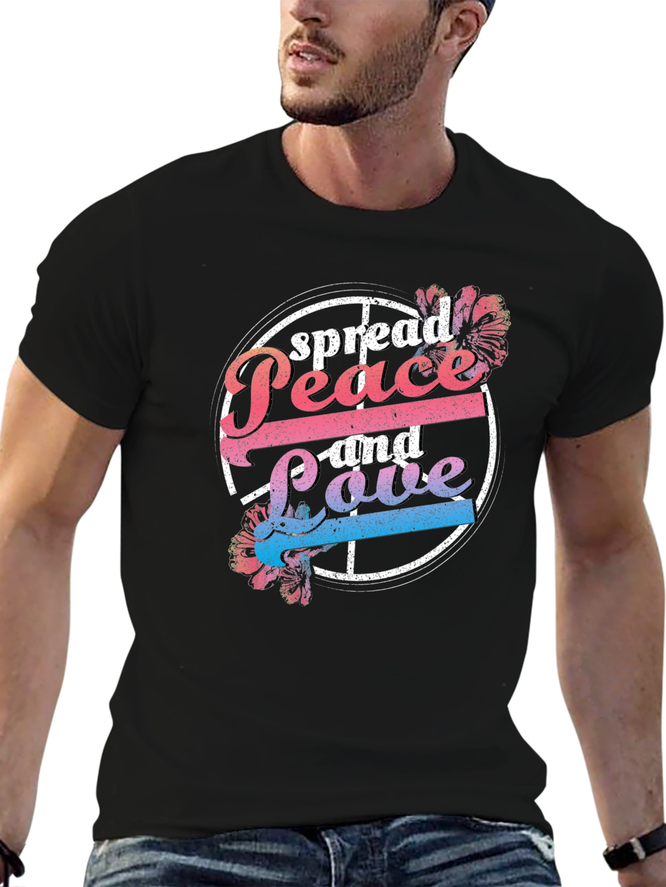 Spread Peace and Love Graphic Tee