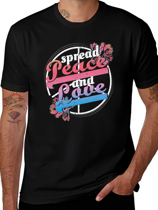 Spread Peace and Love Graphic Tee