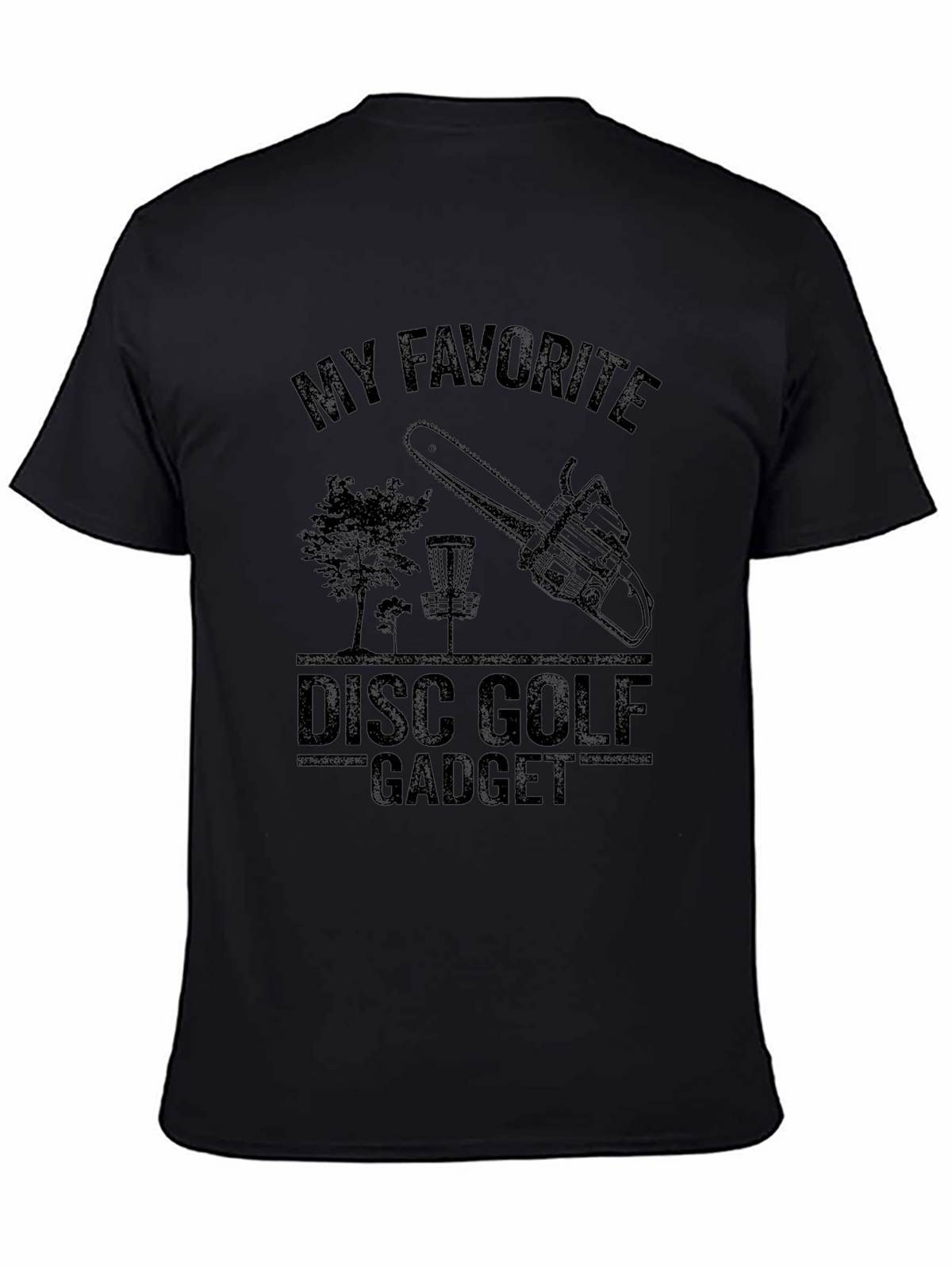 My Favorite Disc Golf Gadget Black T-Shirt