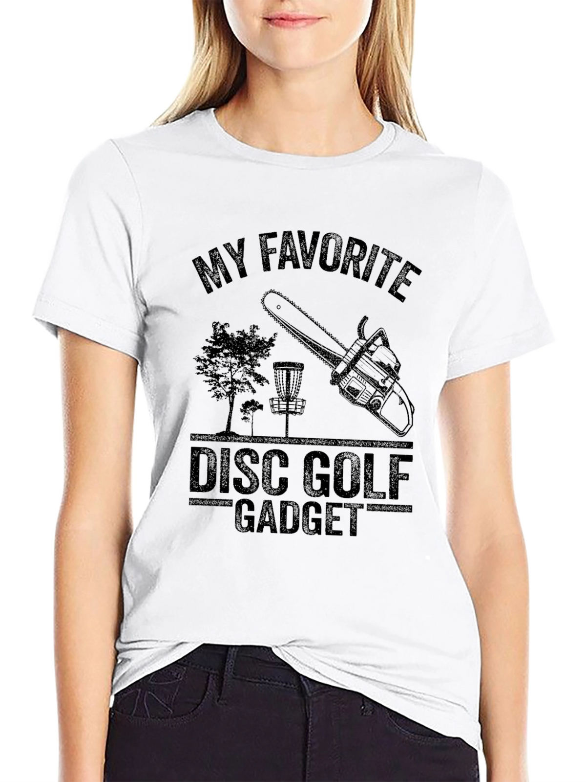 My Favorite Disc Golf Gadget Black T-Shirt
