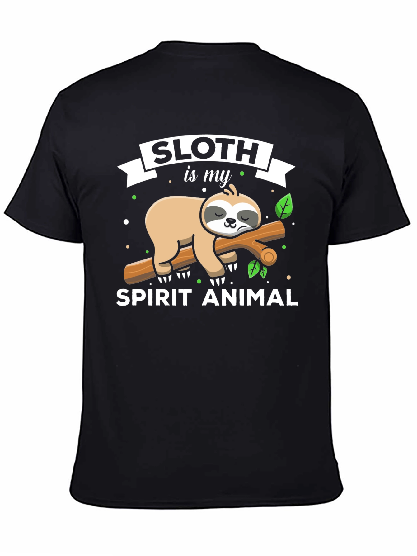 Sloth is My Spirit Animal Graphic T-Shirt