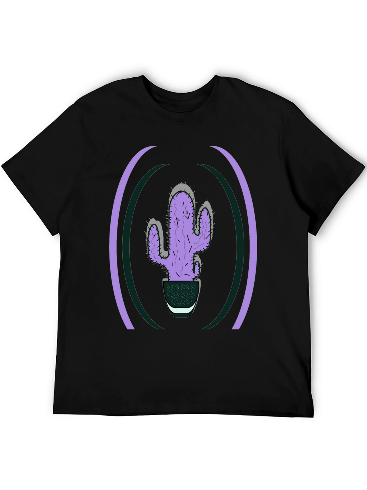 Cactus Graphic Tee - Stylish Plant Lover T-Shirt