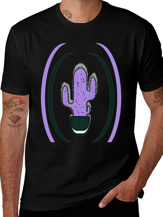 Cactus Graphic Tee - Stylish Plant Lover T-Shirt