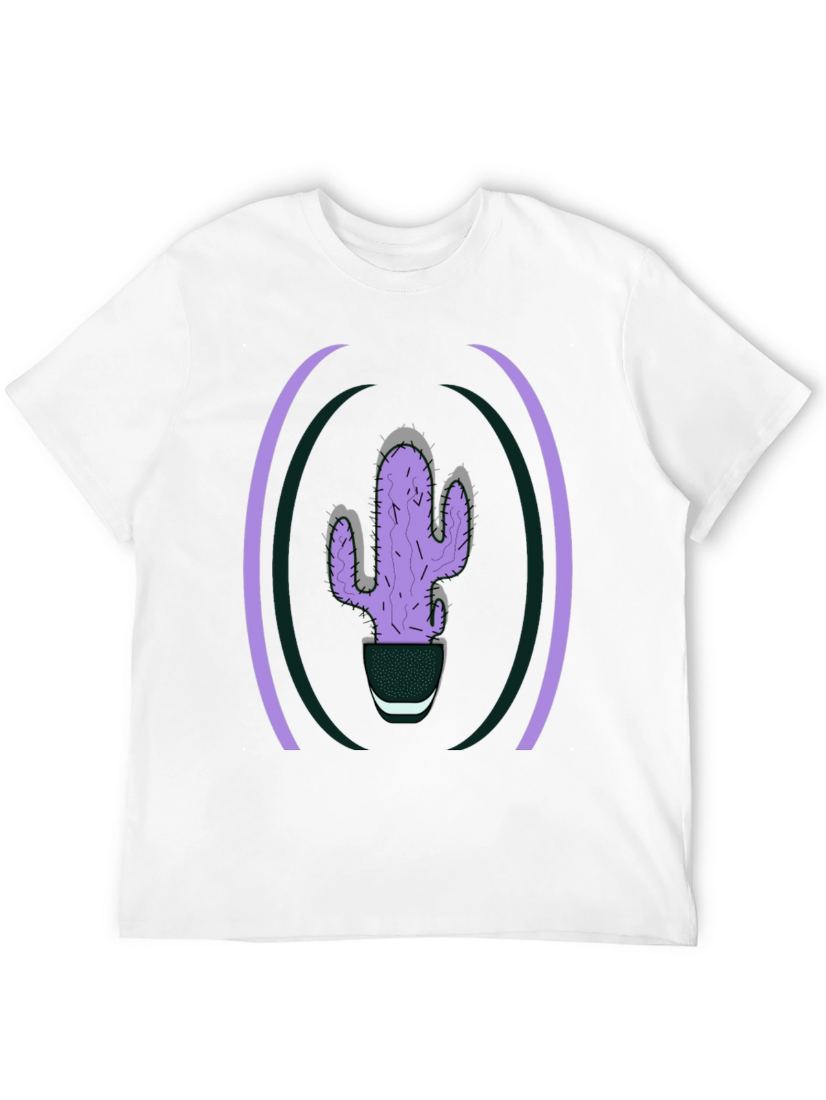Cactus Graphic Tee - Stylish Plant Lover T-Shirt