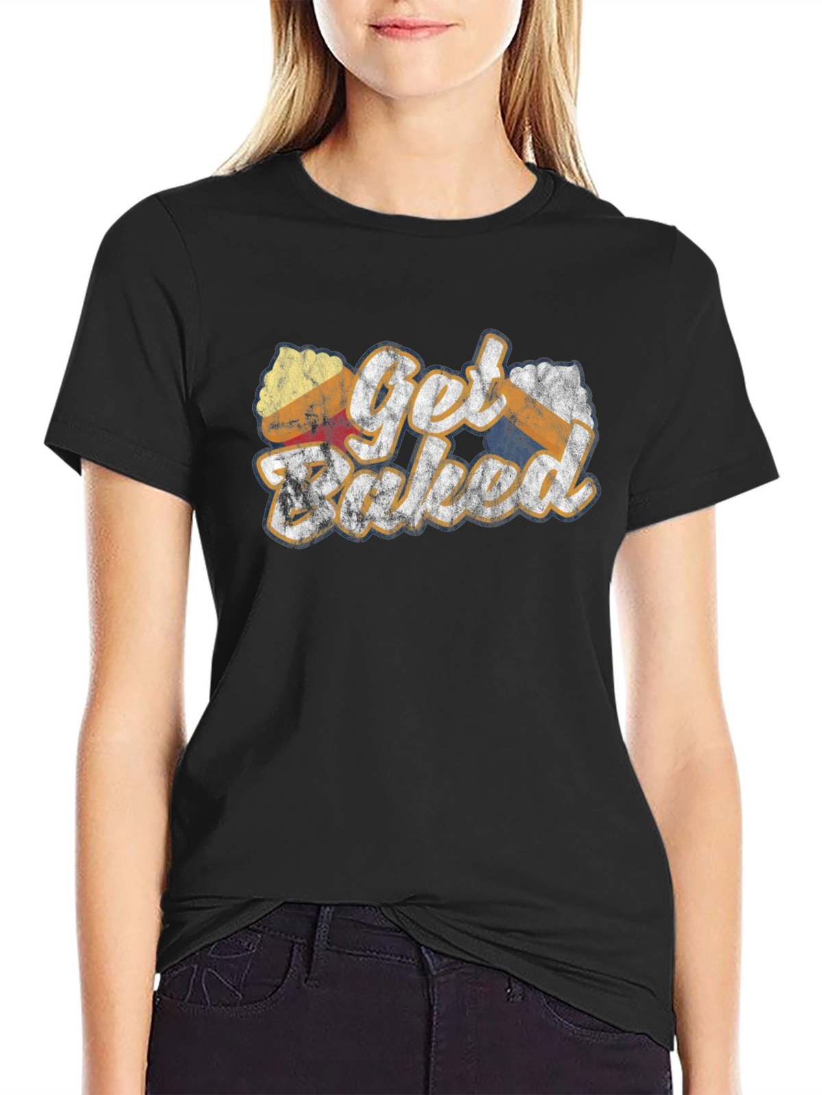 Get Baked Novelty Graphic T-Shirt