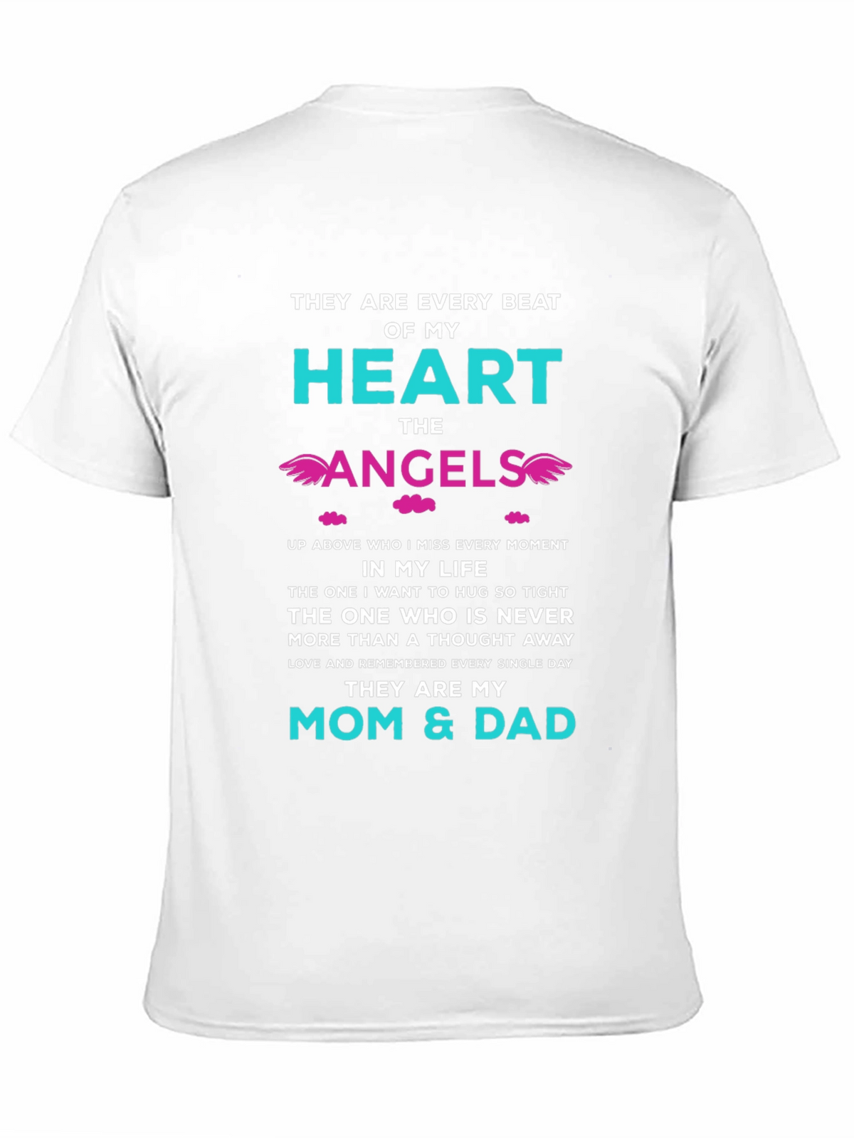 Memorial T-Shirt: Mom & Dad Angels