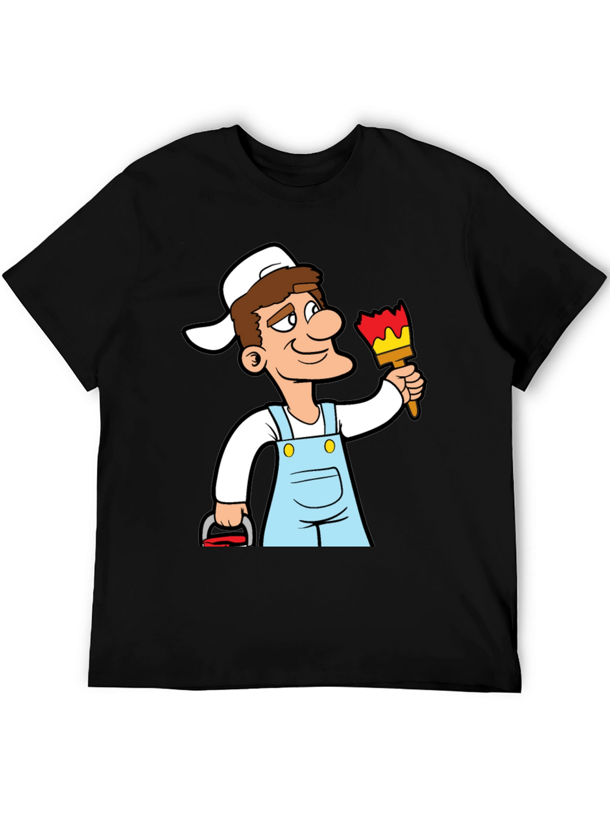Painter Cartoon Graphic Tee
