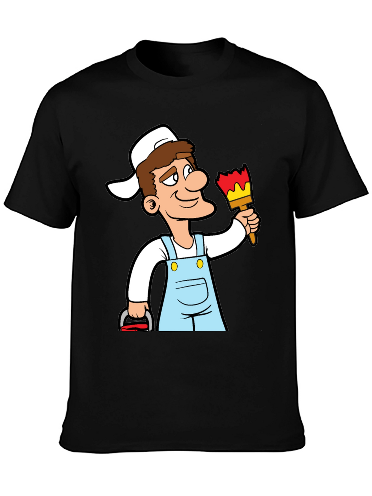 Painter Cartoon Graphic Tee