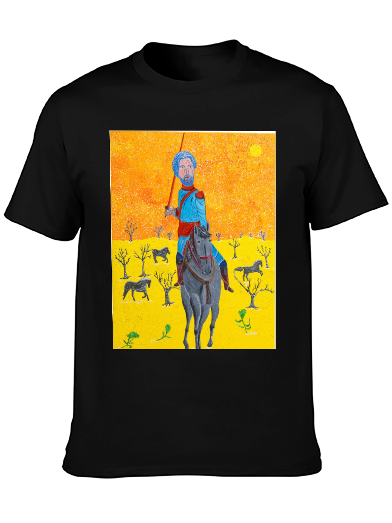 Don Quixote T-Shirt - Unique Art Tee