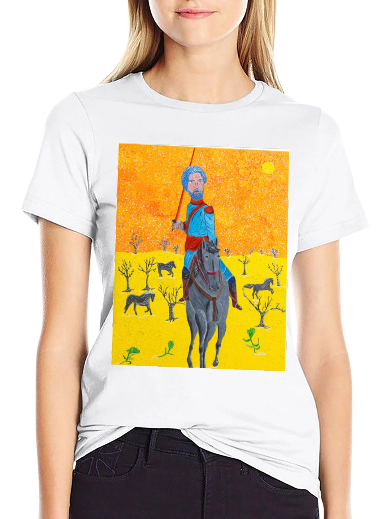 Don Quixote T-Shirt - Unique Art Tee