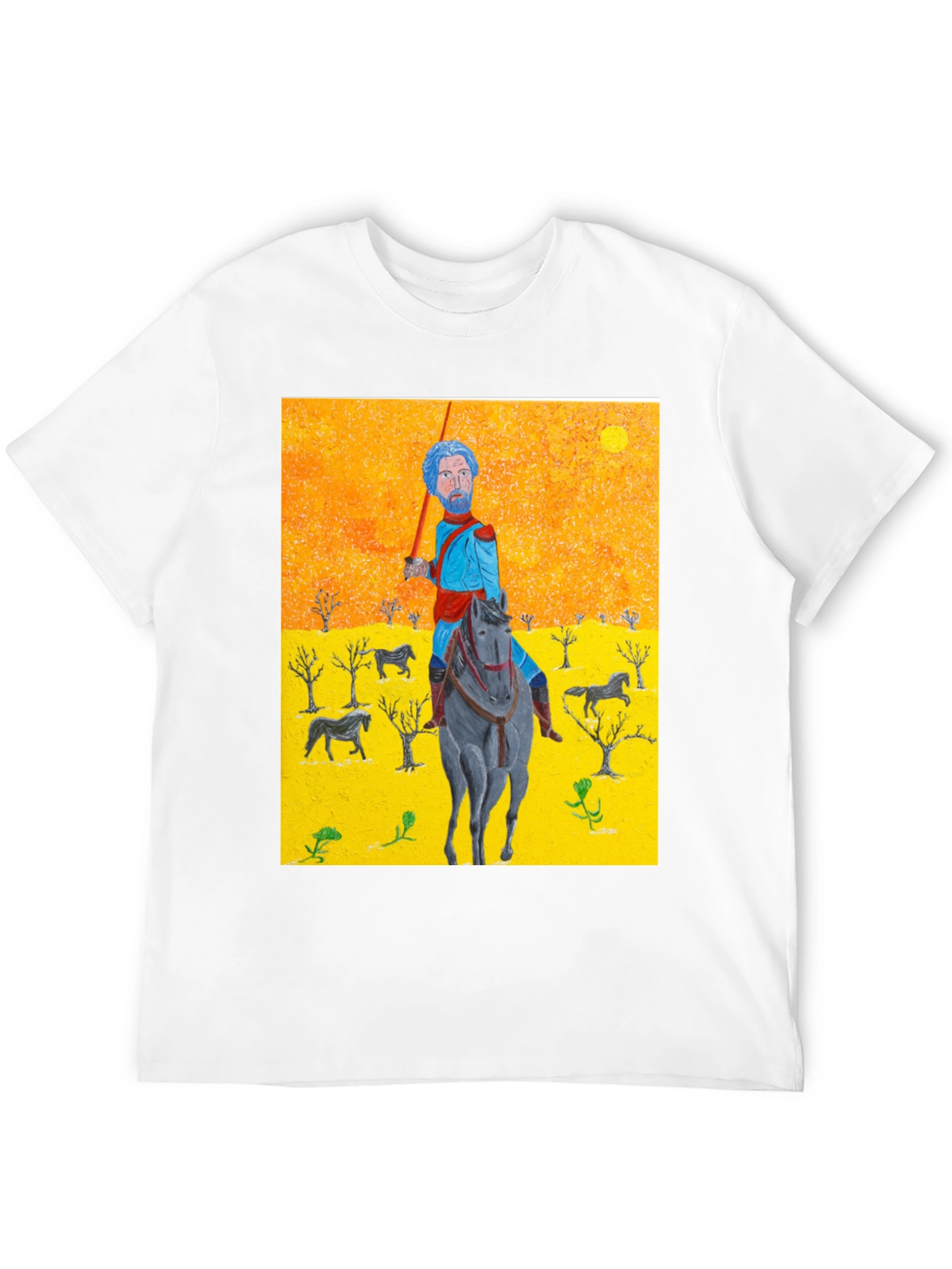 Don Quixote T-Shirt - Unique Art Tee