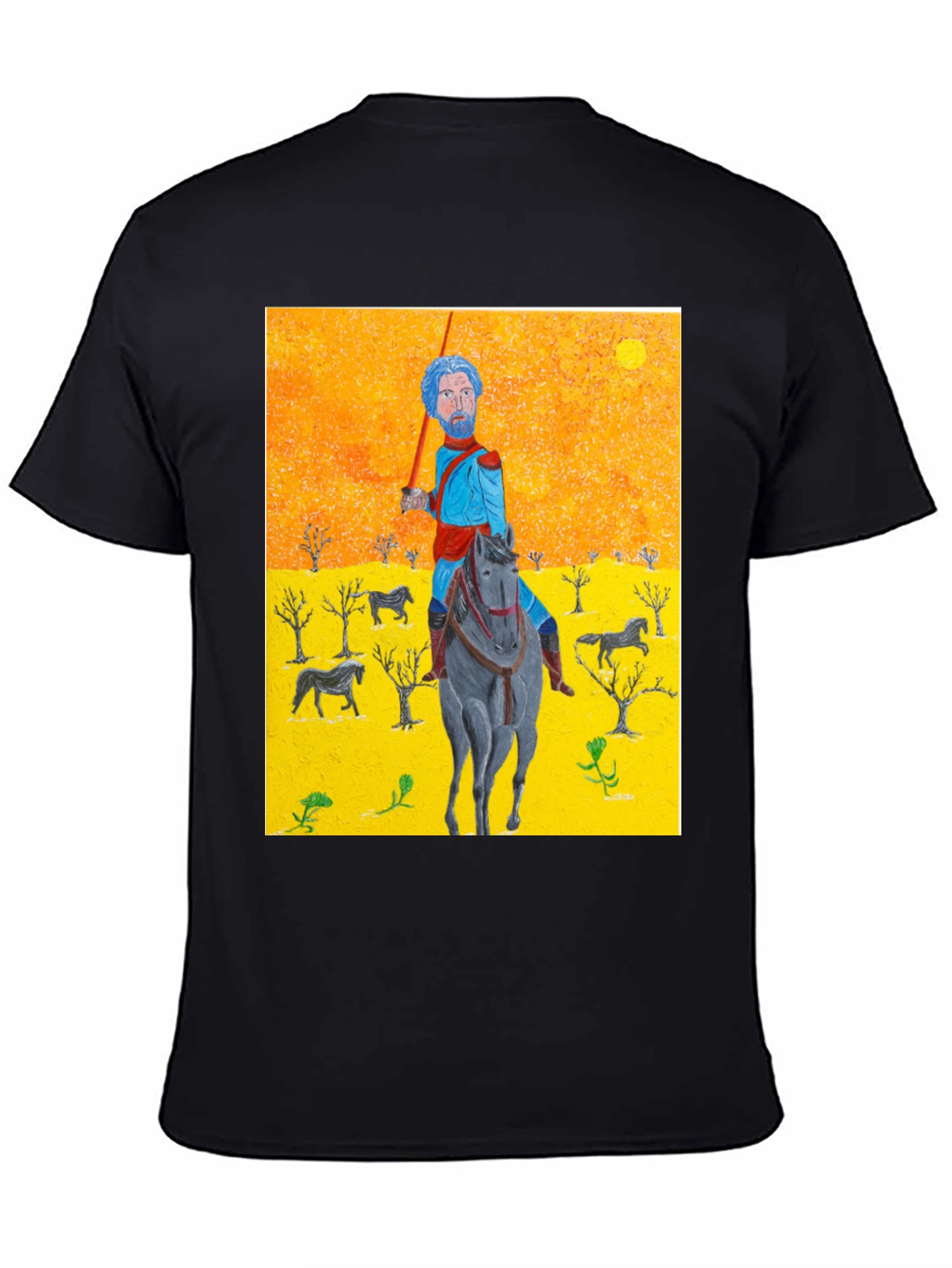 Don Quixote T-Shirt - Unique Art Tee
