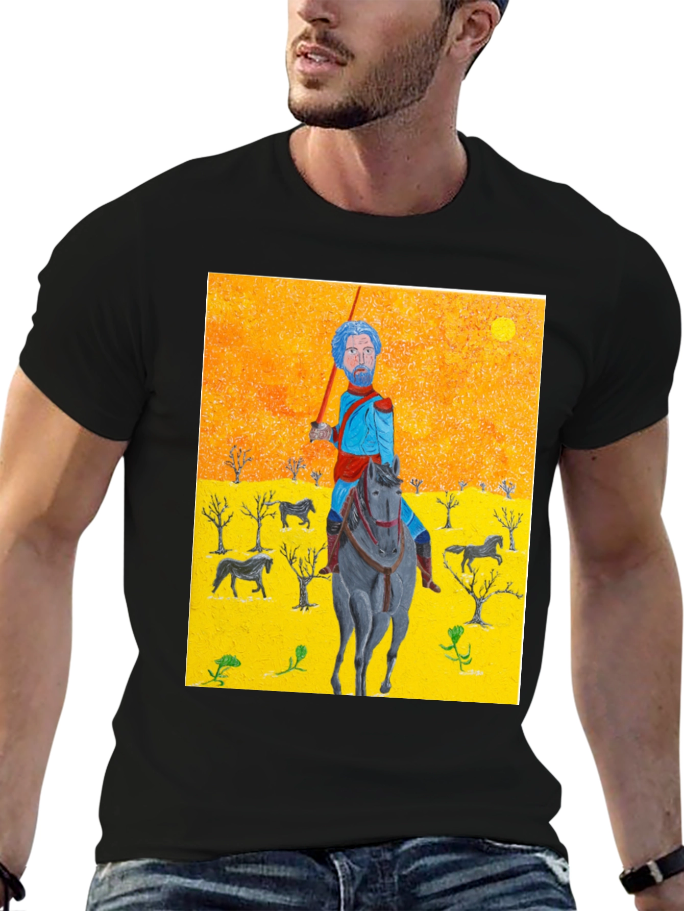Don Quixote T-Shirt - Unique Art Tee