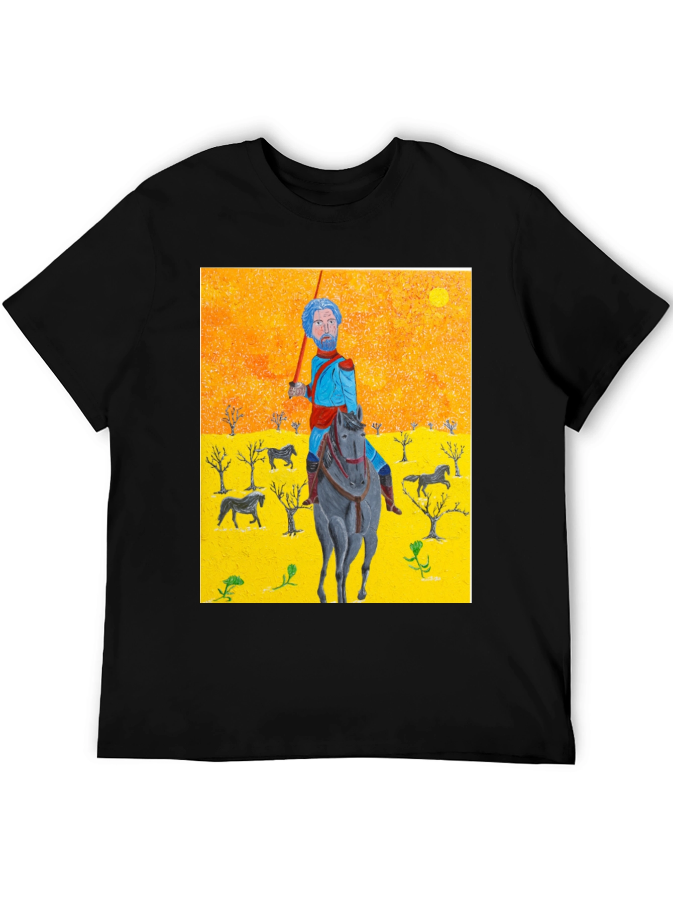 Don Quixote T-Shirt - Unique Art Tee