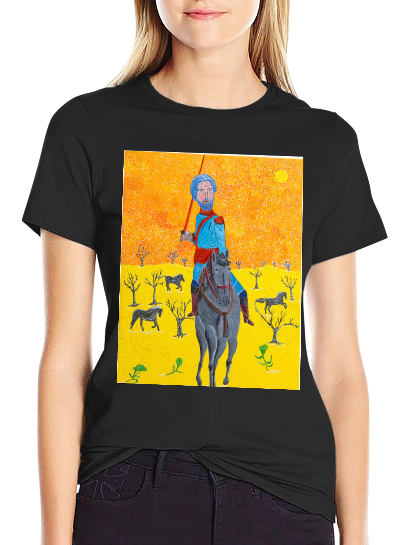 Don Quixote T-Shirt - Unique Art Tee
