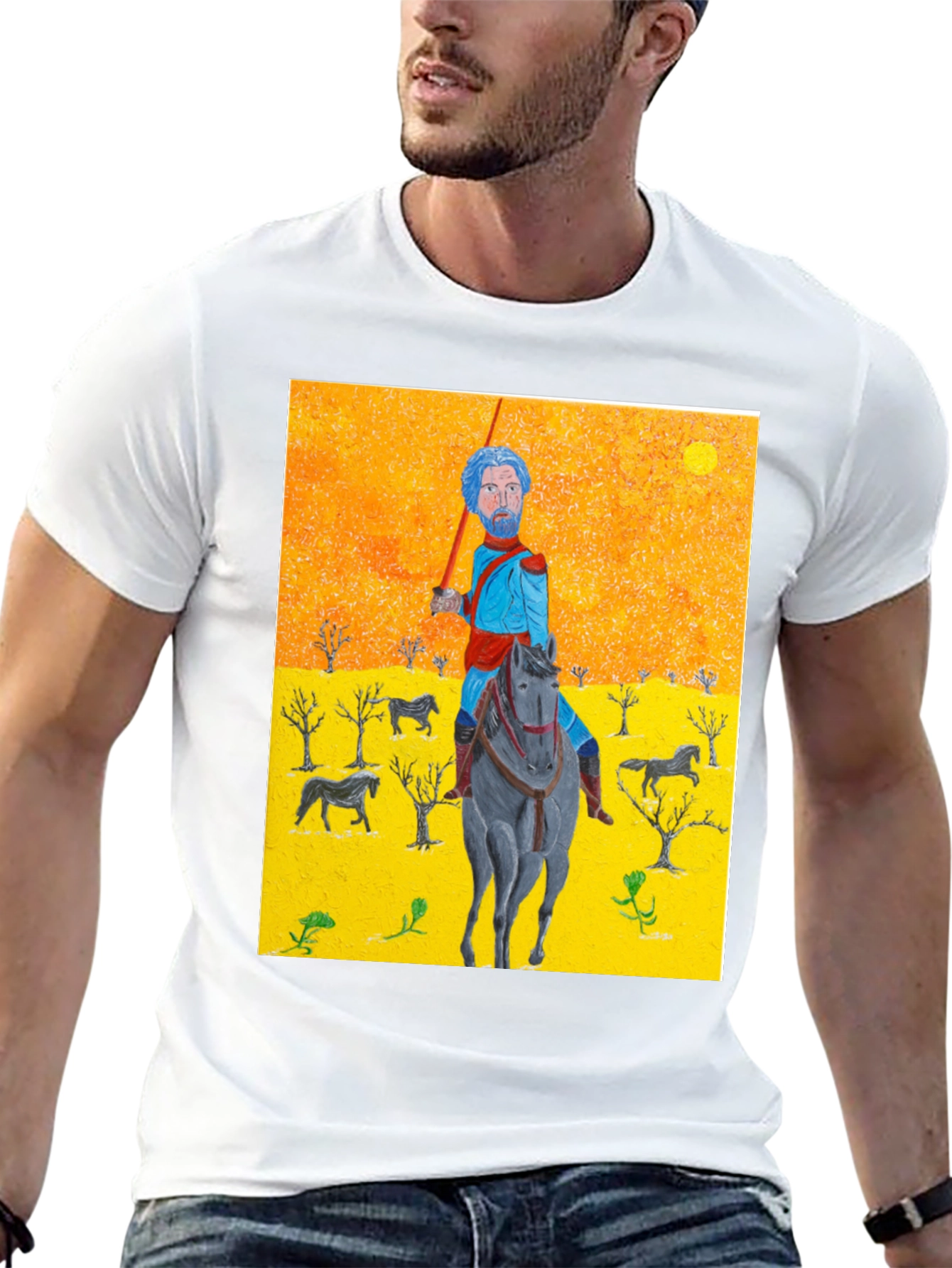 Don Quixote T-Shirt - Unique Art Tee