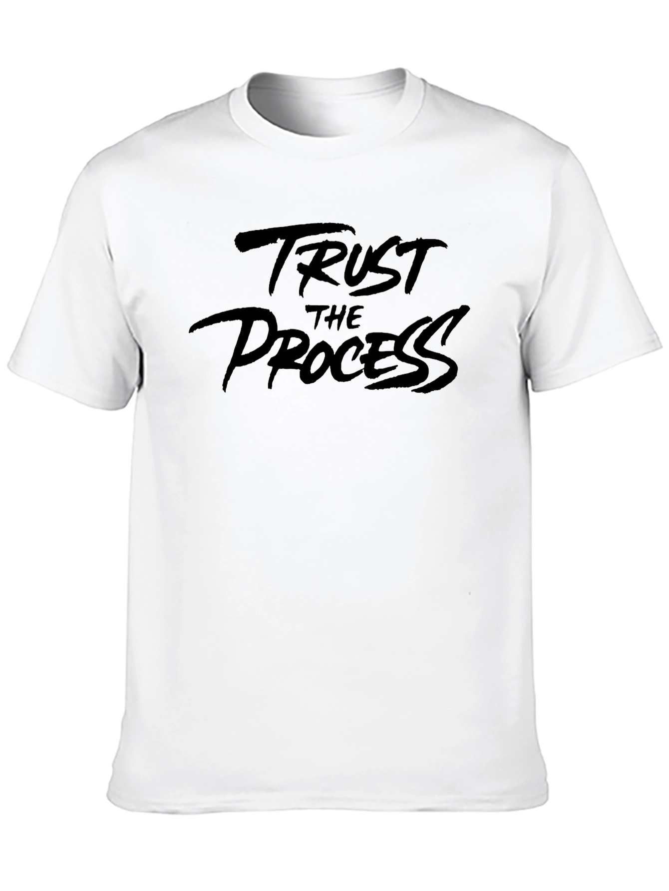 Trust the Process Black Graphic Tee