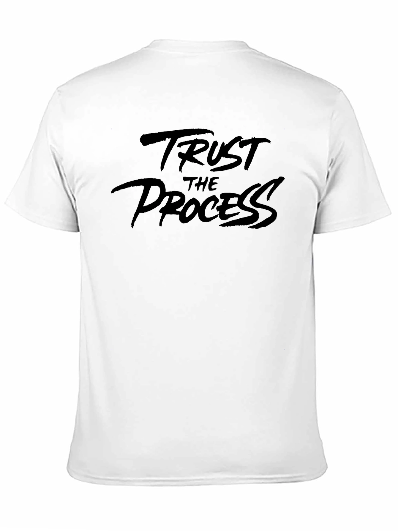 Trust the Process Black Graphic Tee