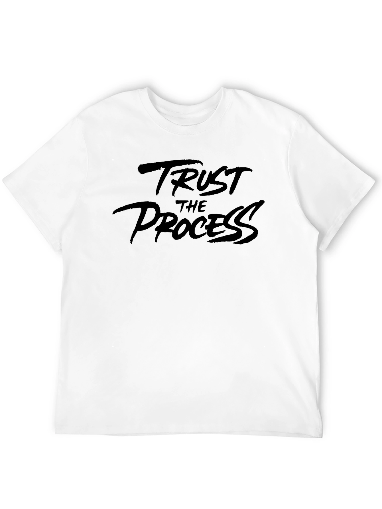 Trust the Process Black Graphic Tee