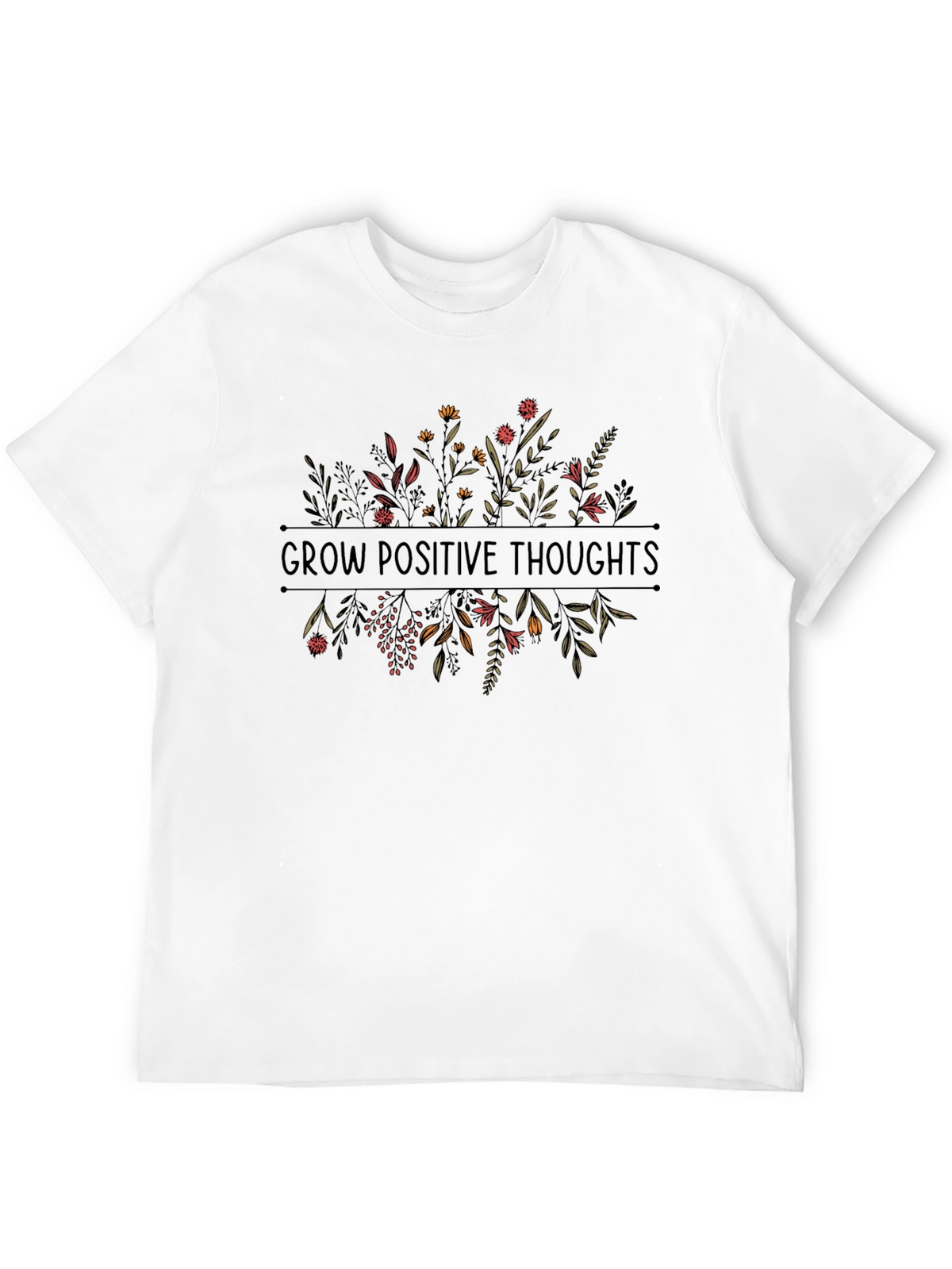 Grow Positive Thoughts Graphic Tee - Unisex