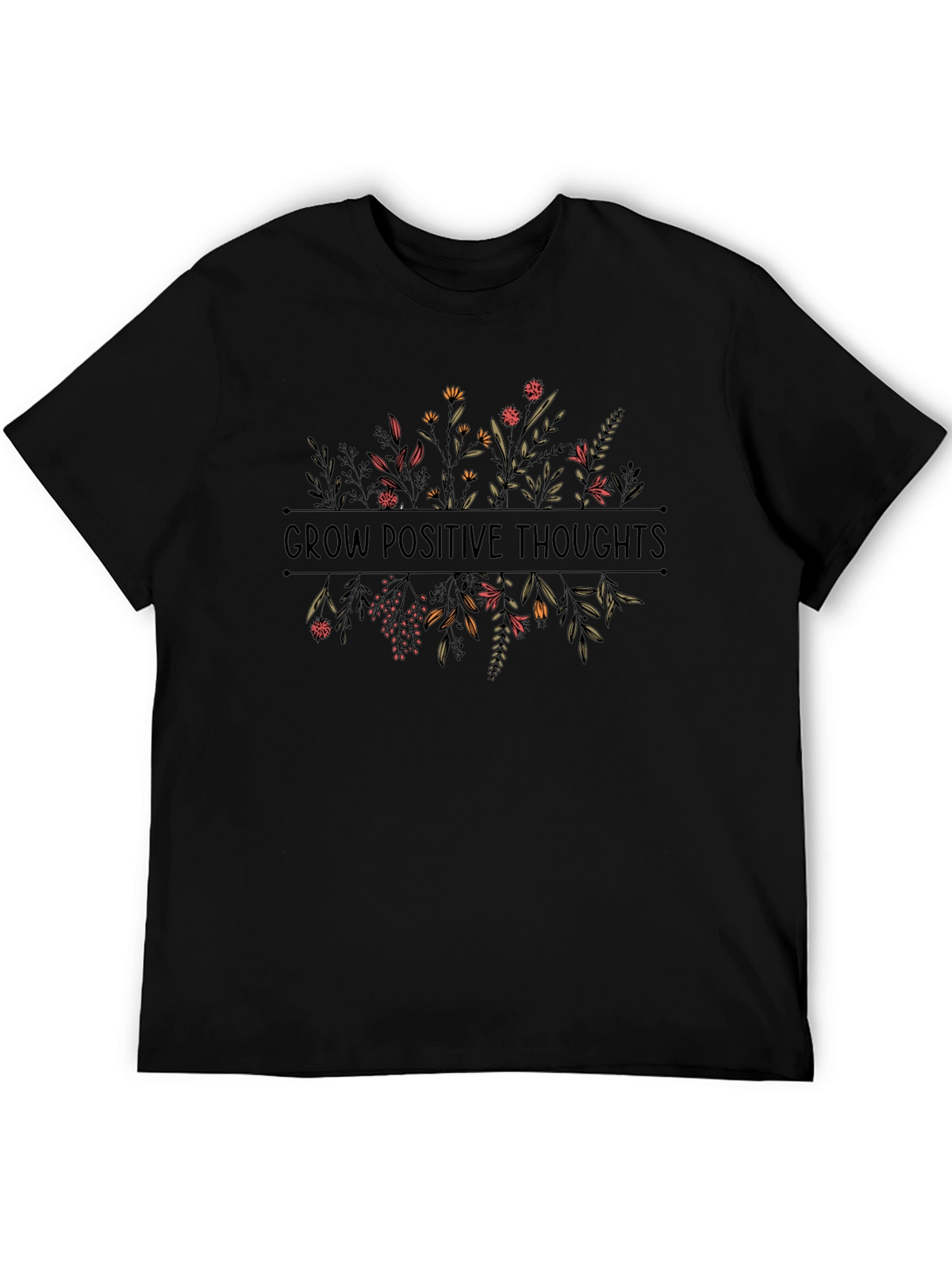Grow Positive Thoughts Graphic Tee - Unisex