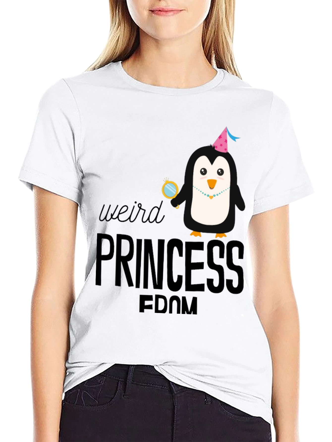 Weird Princess Fdom Penguin T-Shirt