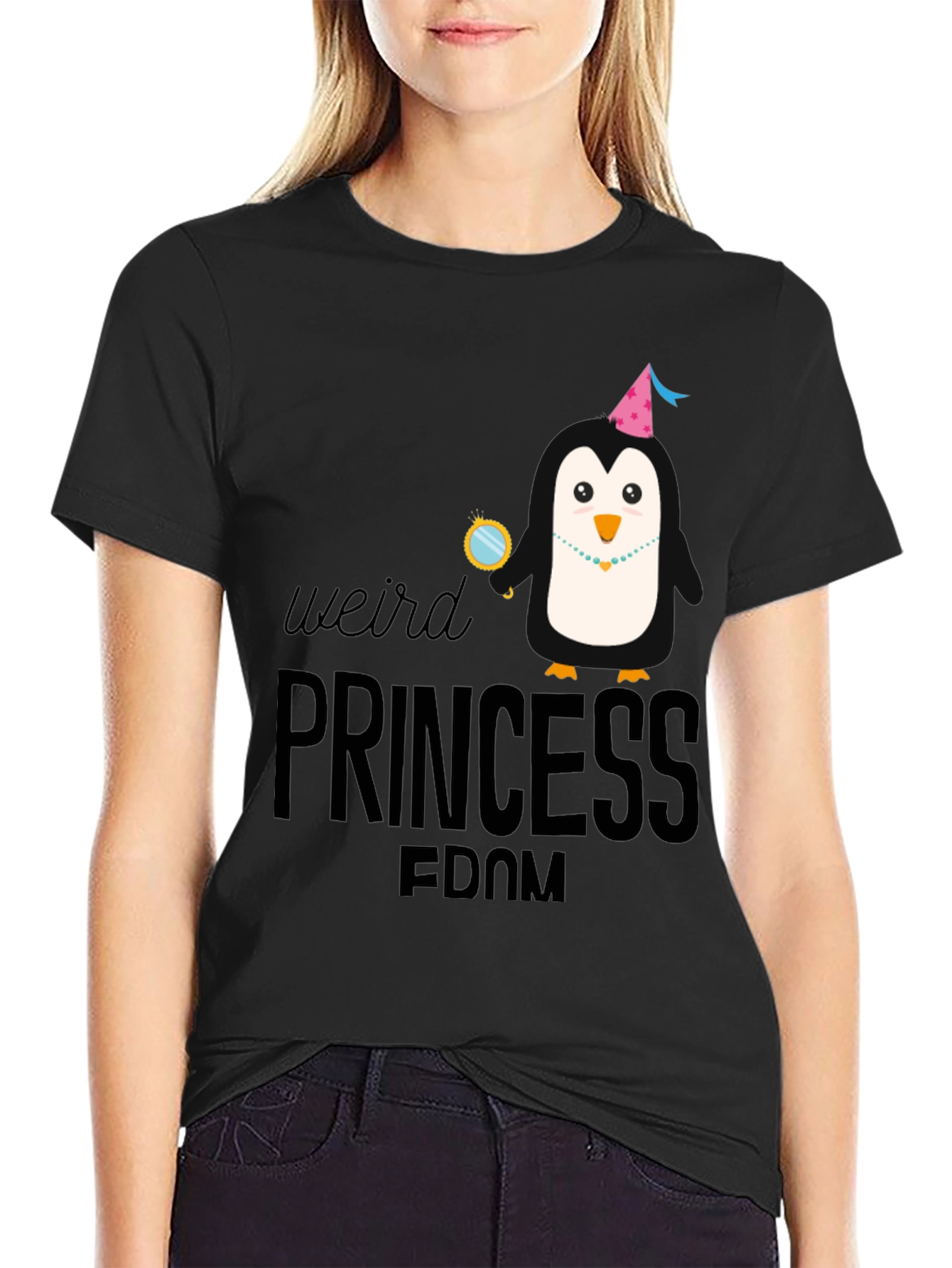 Weird Princess Fdom Penguin T-Shirt