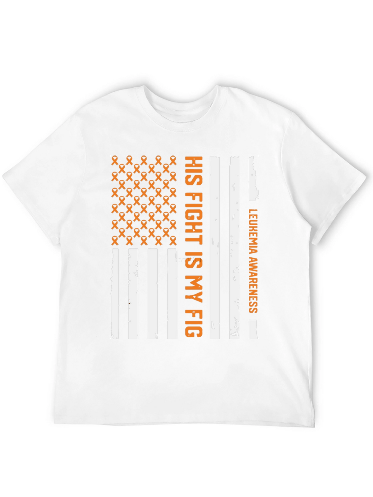 Leukemia Awareness T-Shirt - His Fight is My Fight