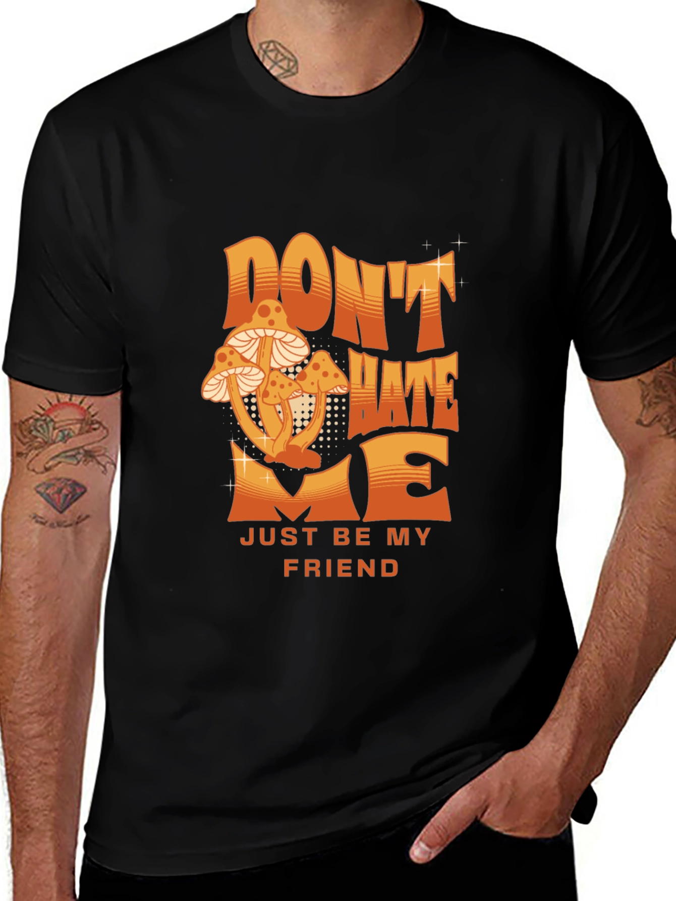 Dont Hate Me Mushroom Graphic Tee